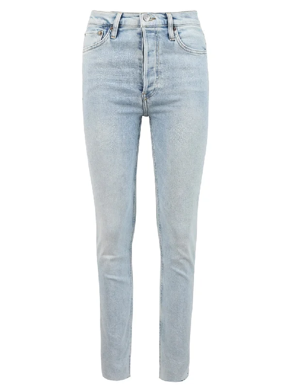 Quality Driven Apparel 90s High Rise Ankle Crop Jean