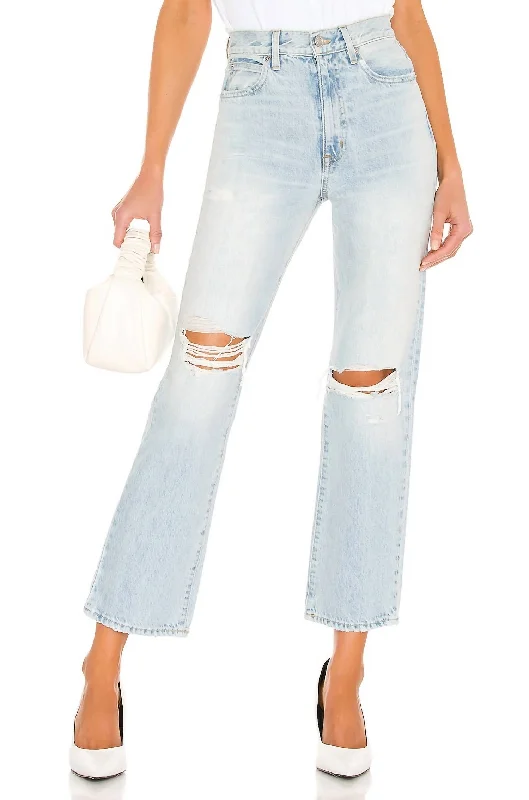 Seasonal Clearance London High Rise Straight Ankle Jean In Heartbreak Hotel