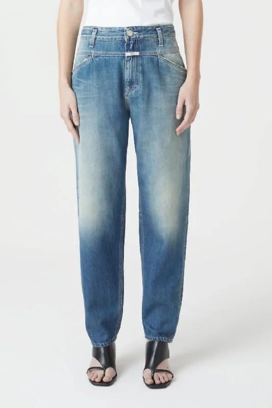 Clearance Event X-Lent Jean In Mid Blue