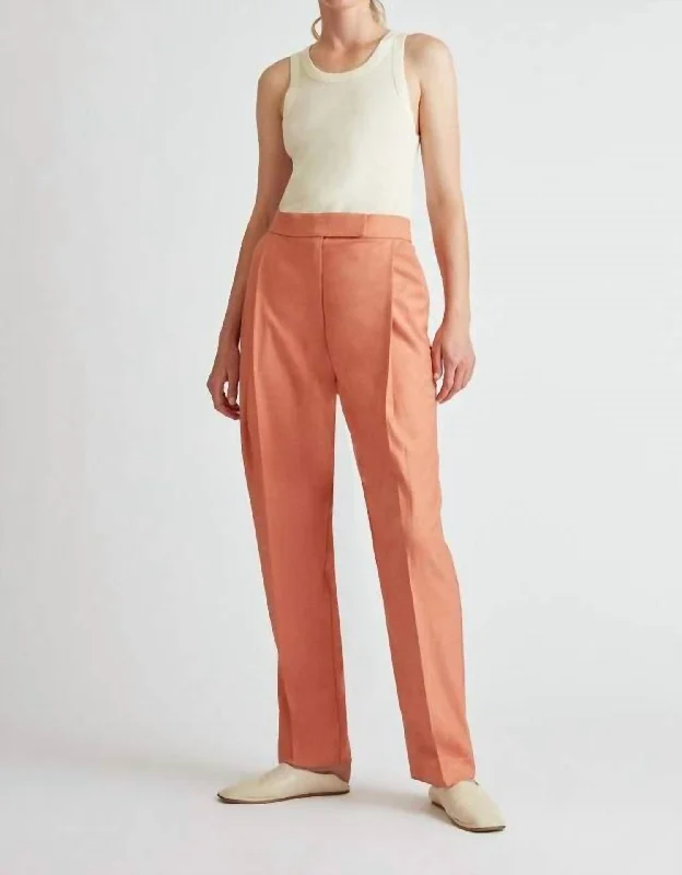 Chic & Cozy Collection Marley Pant In Warm Guava