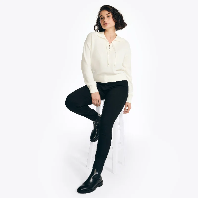 Elegant Attire For The Modern Lady Nautica Womens Sustainably Crafted True Flex High-Rise Curvy Fit Skinny Denim