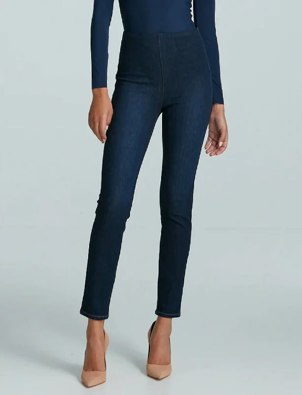 Exquisite Women's Wear Sale Do It All Denim Legging In Dark Indigo