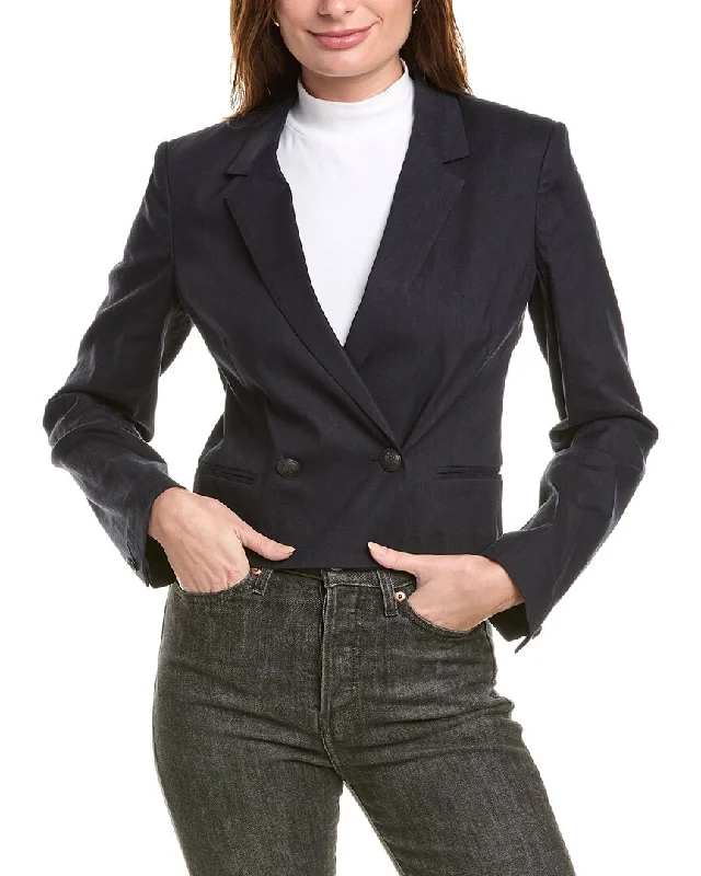 Exclusive Deals Online rag & bone Josie Linen-Blend Blazer