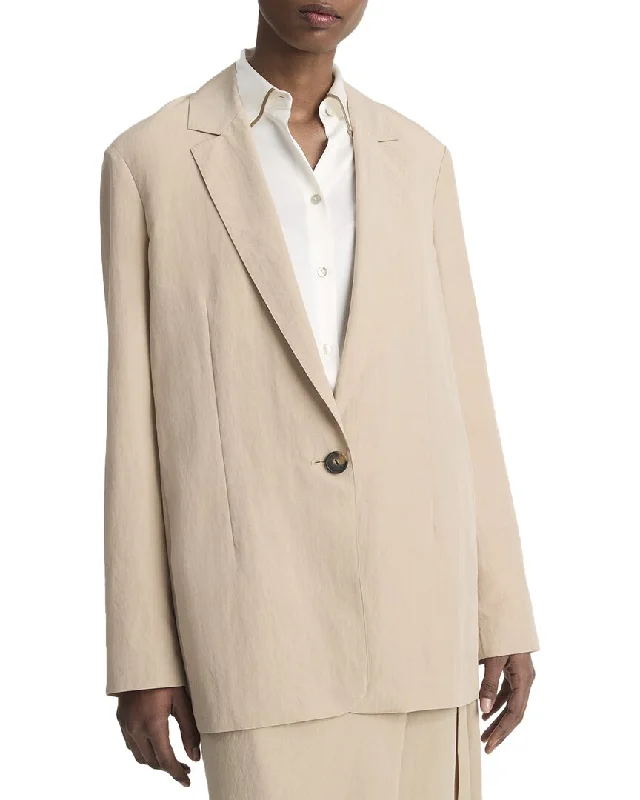 Chic Outfits Vince Relaxed Textured Wool-Blend Blazer