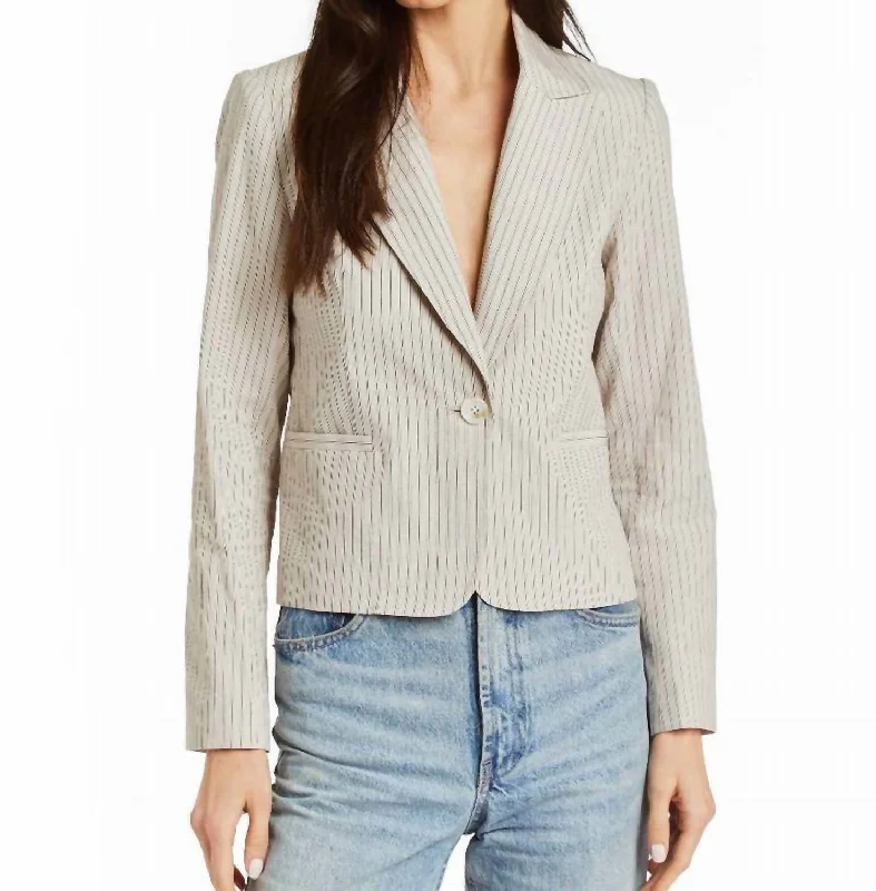 Spring Wardrobe Milo Blazer In Natural