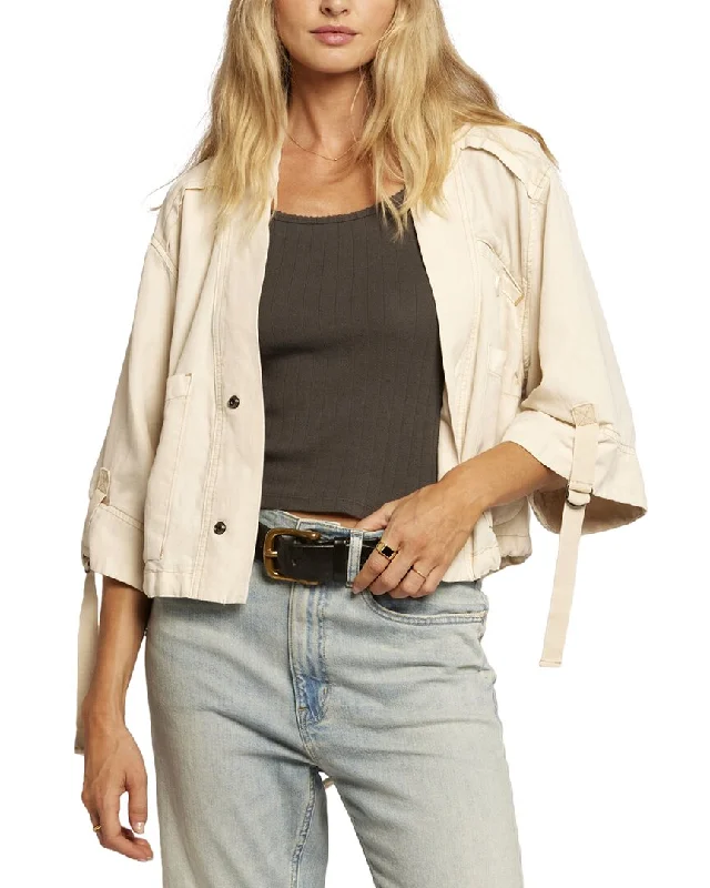 Trend Forward Threads For Her Current/Elliott The Blissful Linen-Blend Jacket