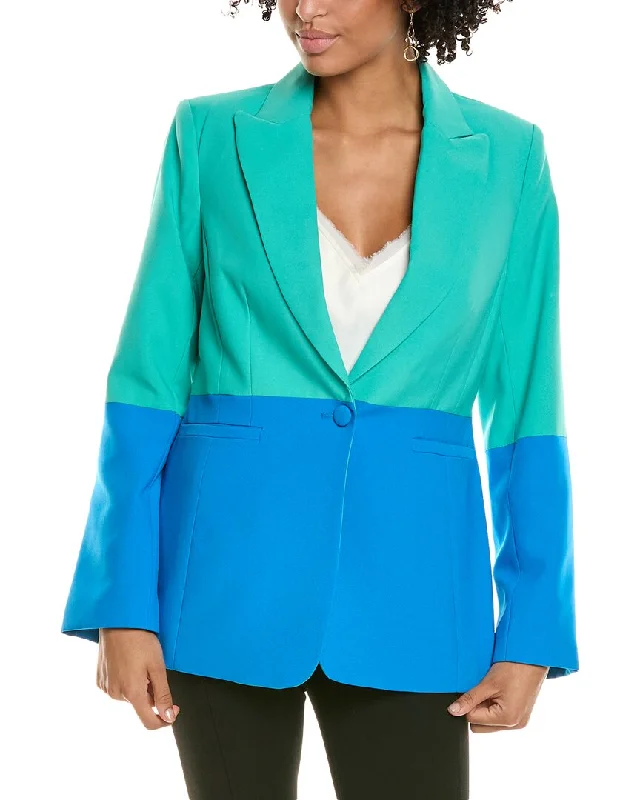 Stylish Savings Tahari ASL Colorblock Blazer