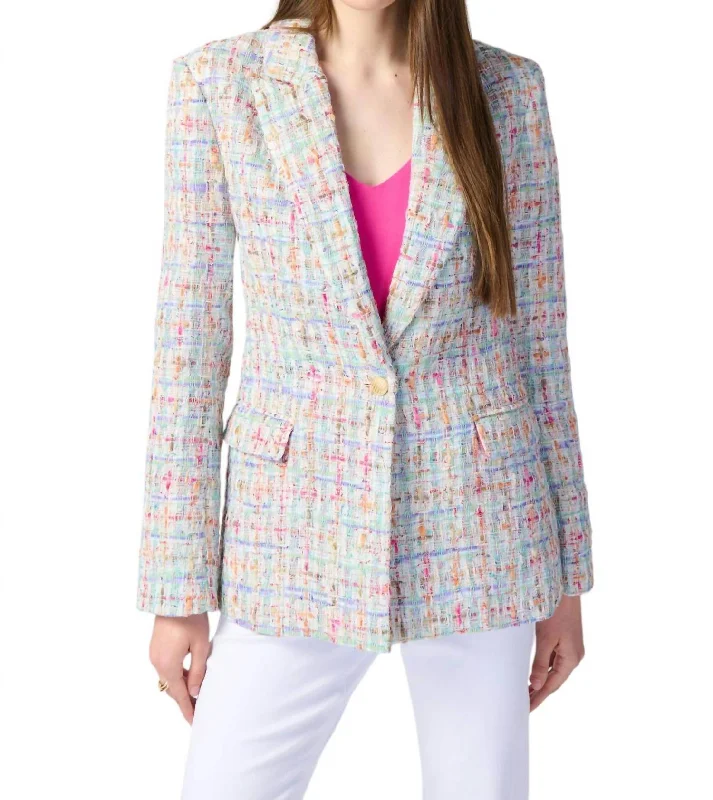 Gift Ideas Tweed Jacket In Multi