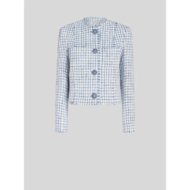 Hot Trends CHECK BOUCLÉ JACKET