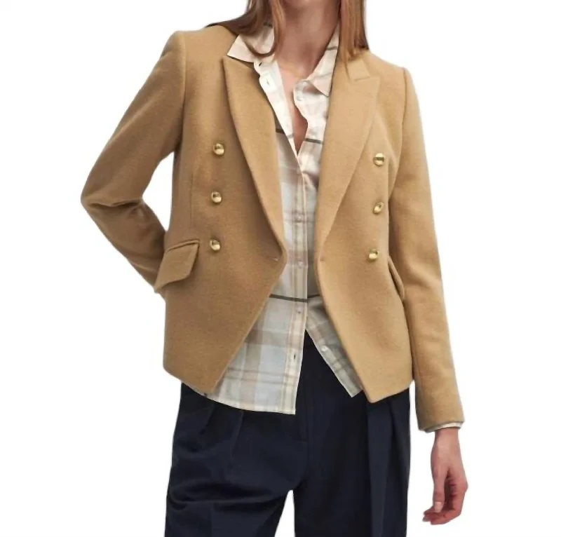Exclusive Sale Darly Military Blazer In Camel