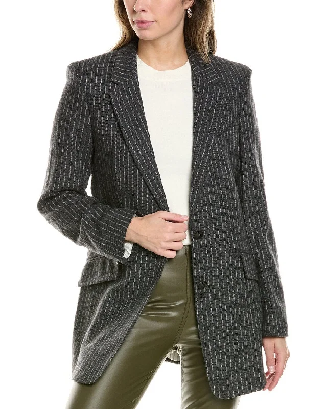 Luxe Women's Apparel rag & bone Charles Italian Wool-Blend Blazer