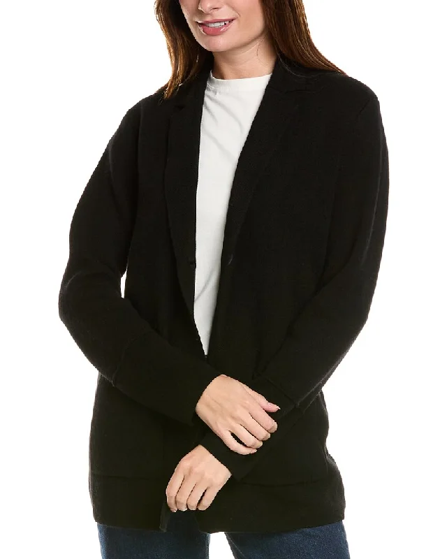 Hot Picks Forte Cashmere Double Knit Wool & Cashmere-Blend Blazer