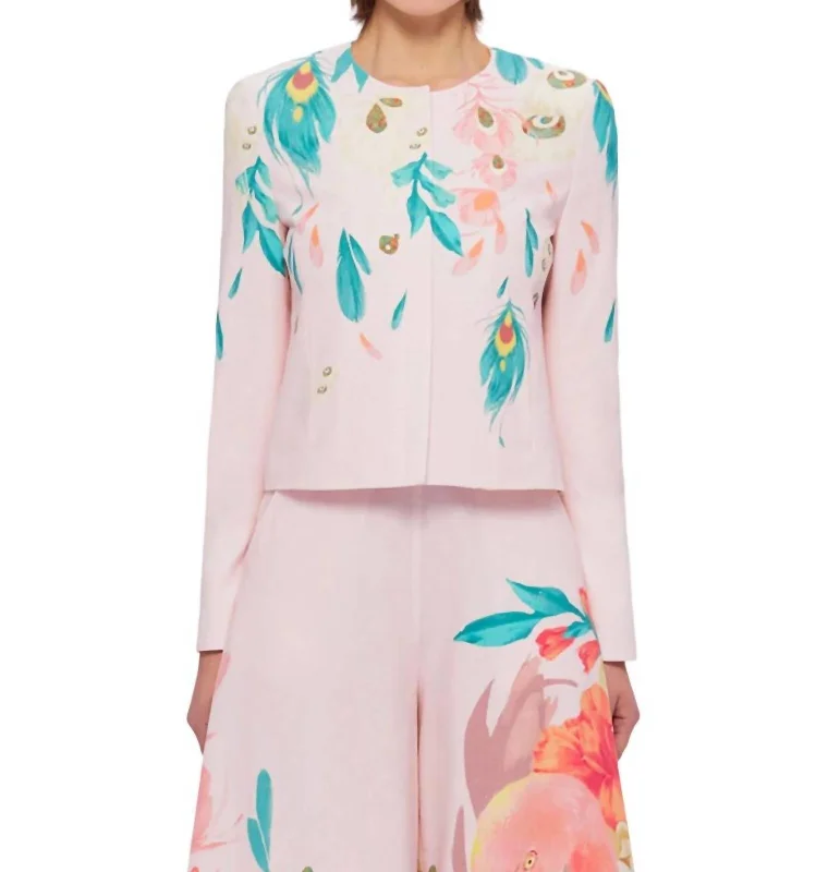 Everyday Basics Ramona Jacket In Euphoria Print