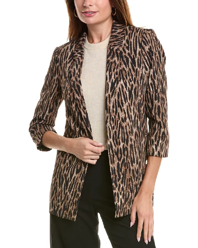 Bold Silhouette T Tahari Notch Collat Jacket