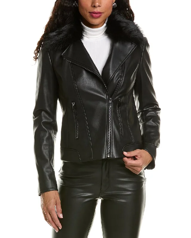 Boho - Chic Festival - Ready Style Elie Tahari Moto Jacket
