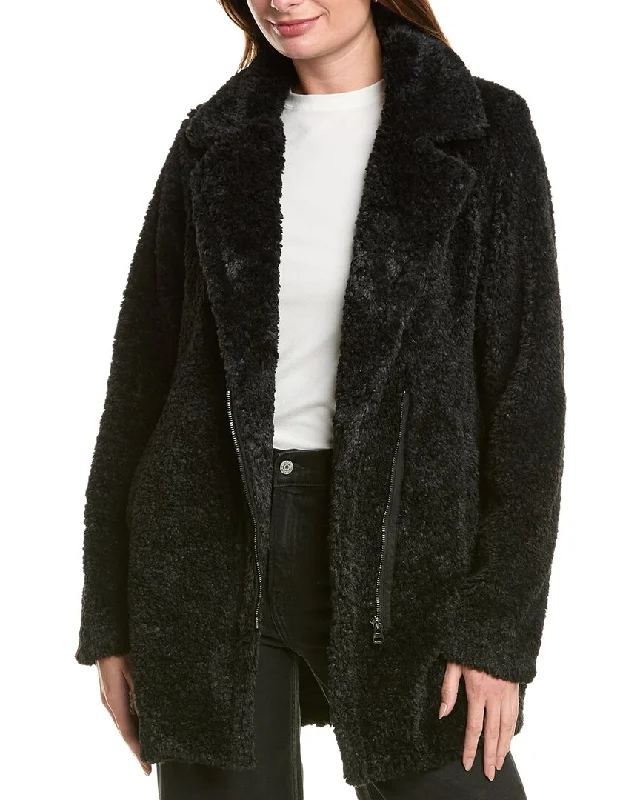 Chic Sophistication Bella Dahl Zip Teddy Jacket