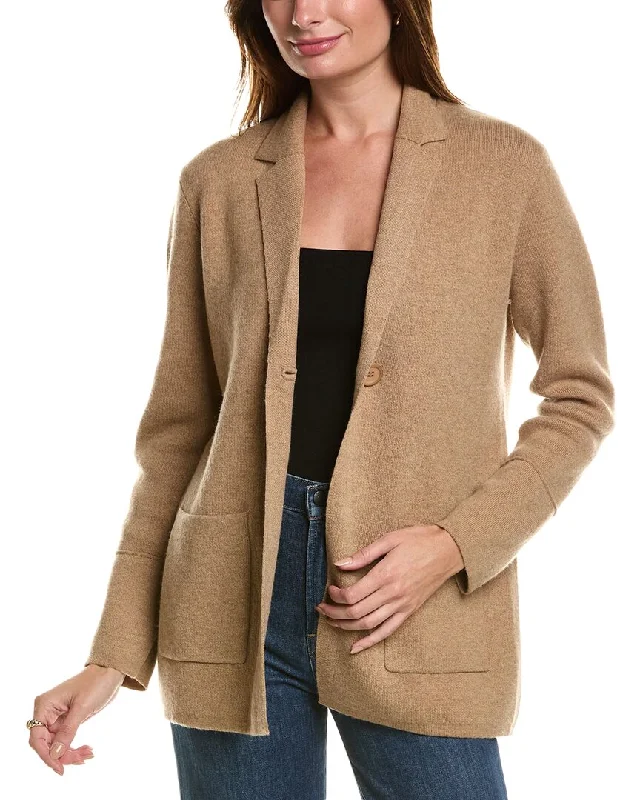Top Deals Forte Cashmere Double Knit Wool & Cashmere-Blend Blazer