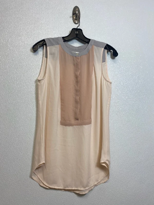 Comfortable Women's Outfits Pink Top Sleeveless Loft O, Size S