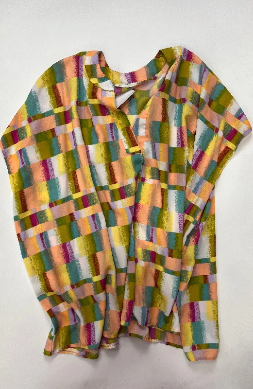 Women's Contemporary Apparel Multi-colored Blouse Sleeveless Entro, Size S