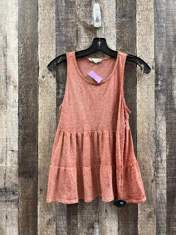 Chic Women's Clothing for Date Nights Pink Top Sleeveless Pink Republic, Size M