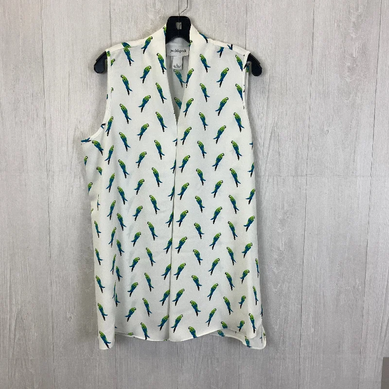 Modern Women's Styles At Wallet-Friendly Prices White Blouse Sleeveless Peck And Peck, Size Xl Modern Women's Styles At Wallet-Friendly Prices White Blouse Sleeveless Peck And Peck, Size Xl