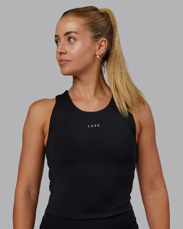 Women's Holiday Attire Base Tank - Black