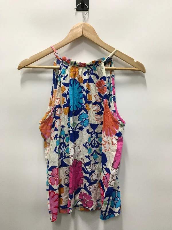 Effortless Chic for Women Floral Print Top Sleeveless Rachel Roy, Size Xs