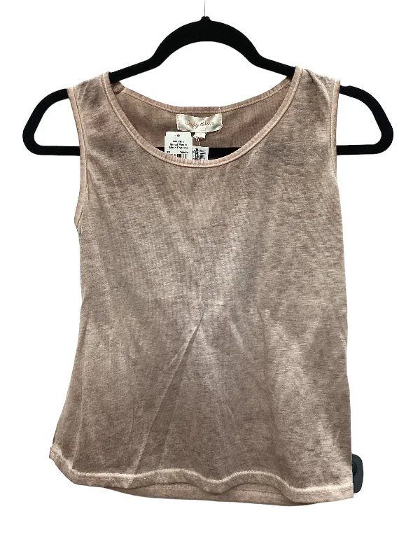 Modern Women's Outfit Pink Top Sleeveless Simply Couture, Size S