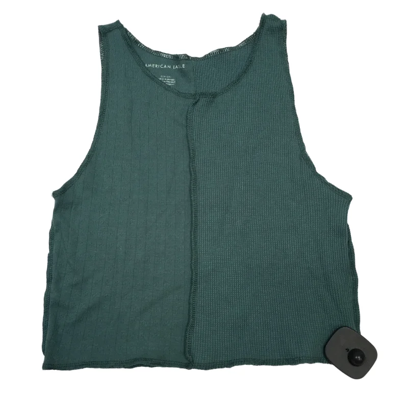 Stylish Women's Clothing Green Top Sleeveless American Eagle, Size S