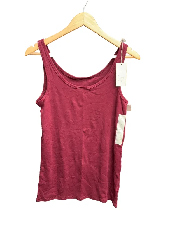 Trendy Women's Apparel for All Seasons Mauve Top Sleeveless Basic A New Day, Size 2x