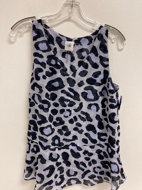 Effortless Chic for Women Purple Top Sleeveless Cabi, Size S