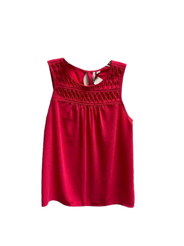 Women's Clothing For Outdoor Events Pink Top Sleeveless Elle, Size S