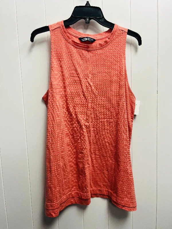 Bold Silhouette Orange Top Sleeveless Basic The North Face, Size L