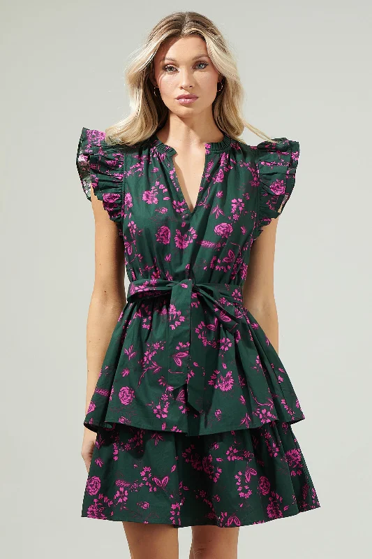 Daily Deals Close to You Marisol Tiered Mini Dress