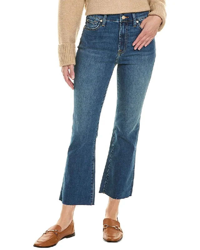Fashion Deal 7 For All Mankind High-Waist Autumn Slim Kick Jean